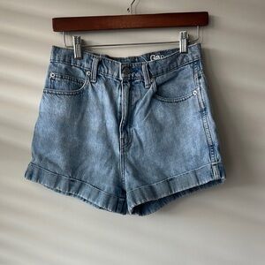 GAP Women's Light Blue Jean Shorts